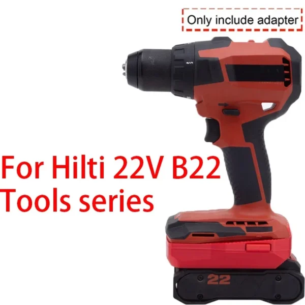 Adapter for old Hilti 22V CPC Li-ion tools Battery Adapter - Image 3